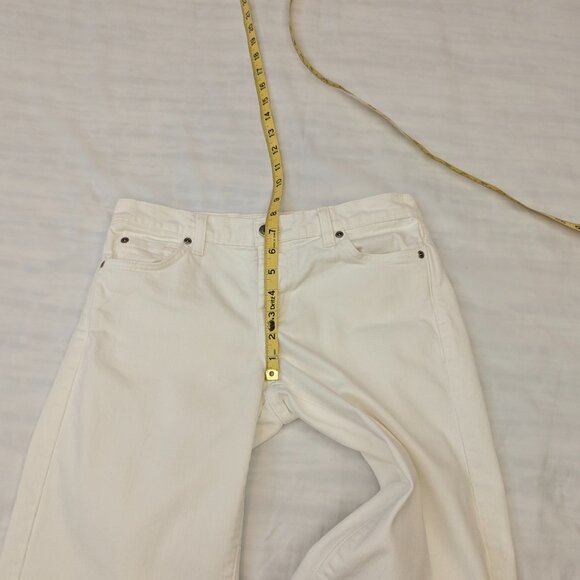 David Kahn Jeanswear Size 27 Winter White Wide Legged Capris - Picture 14 of 14